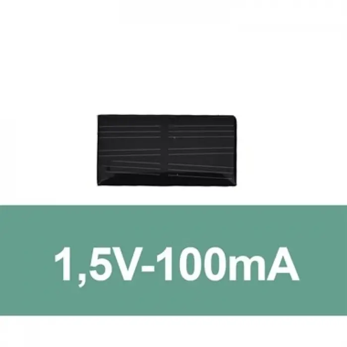 1,5V-100mA Güneş Paneli (Solar Panel) 52x27 mm
