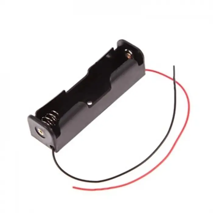 18650 Tekli Pil Yuvası - Kablolu