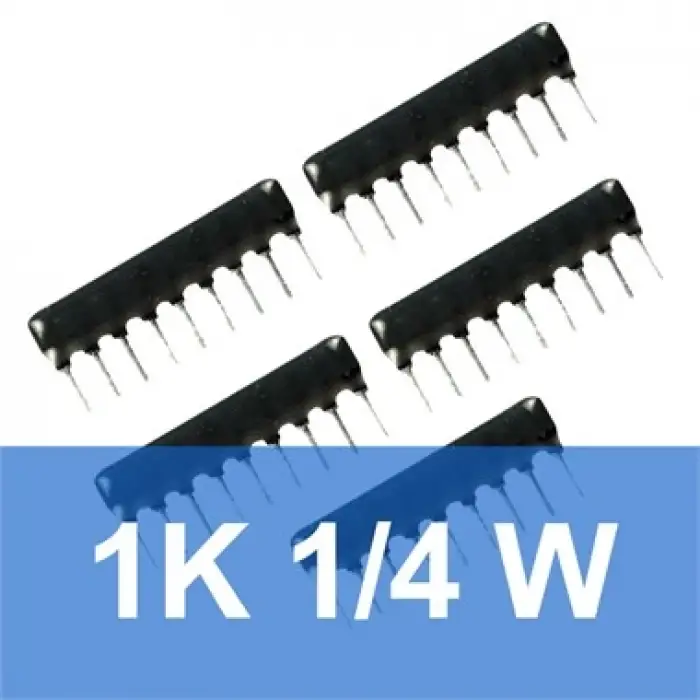 1K Sıra Direnç 8+1 (5 Adet)