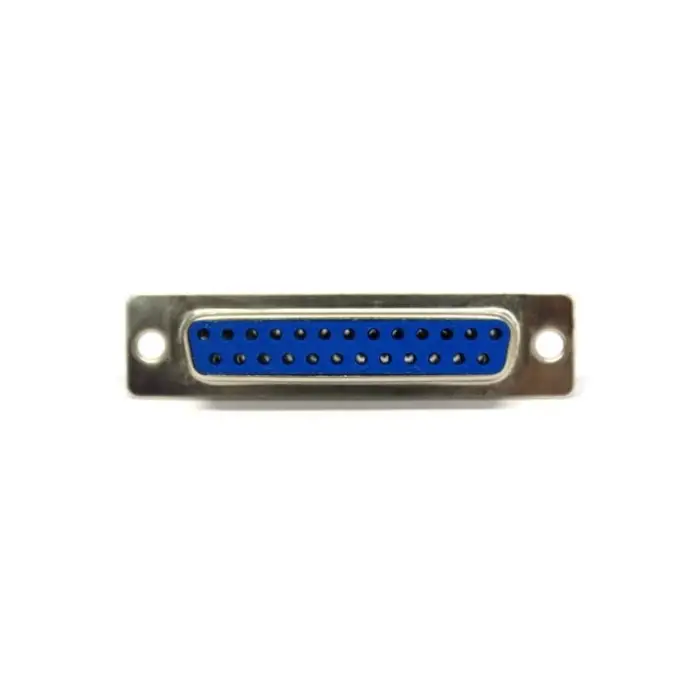 25 Pin Dişi D-Sub Konnektör Lehim Tip