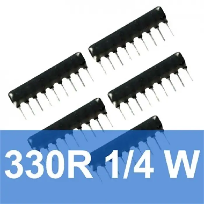 330R 8+1 Sıra Direnç (5 Adet) 330 Ohm