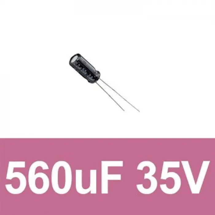 560uF 35V Elektrolitik Kondansatör