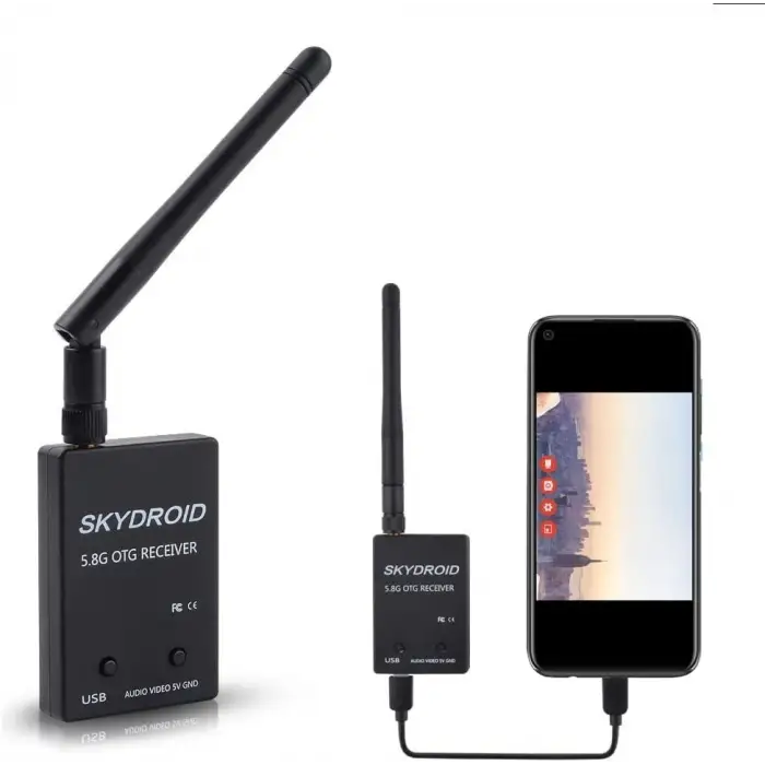 5.8G 150 Kanal Alıcı - 720*480 Android Uyumlu FPV