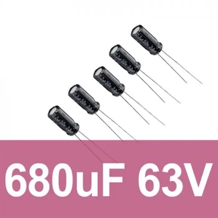 680uF 63V Elektrolitik Kondansatör