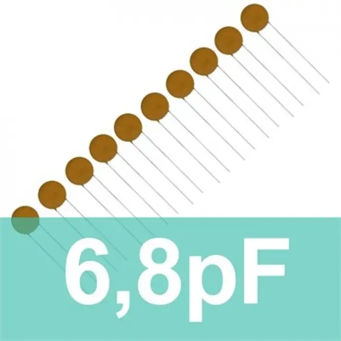 6.8pF Seramik Kondansatör - Mercimek Kapasitör