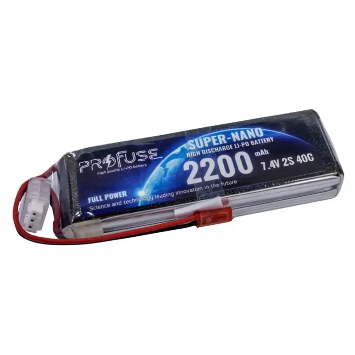 7,4V 2S 2200Mah 40C Lipo Batarya