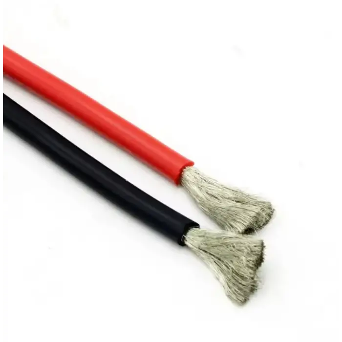 8AWG Siyah Silikon Kablo 1mt