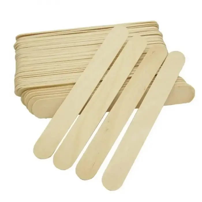 Abeslang - Ahşap Dil Çubuğu Geniş 50li paket