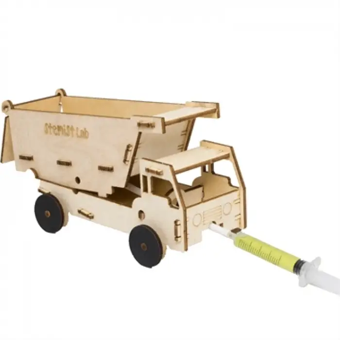Ahşap Hidrolik Kamyon (Hareketli Dorseli) - STEM