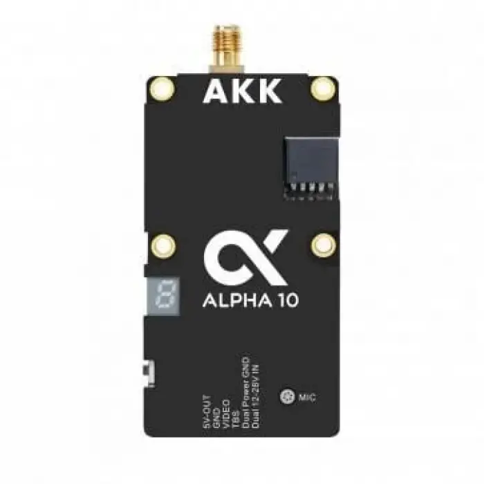 AKK Alpha 10 5.8GHz 10W 80CH VTX Görüntü Aktarım M