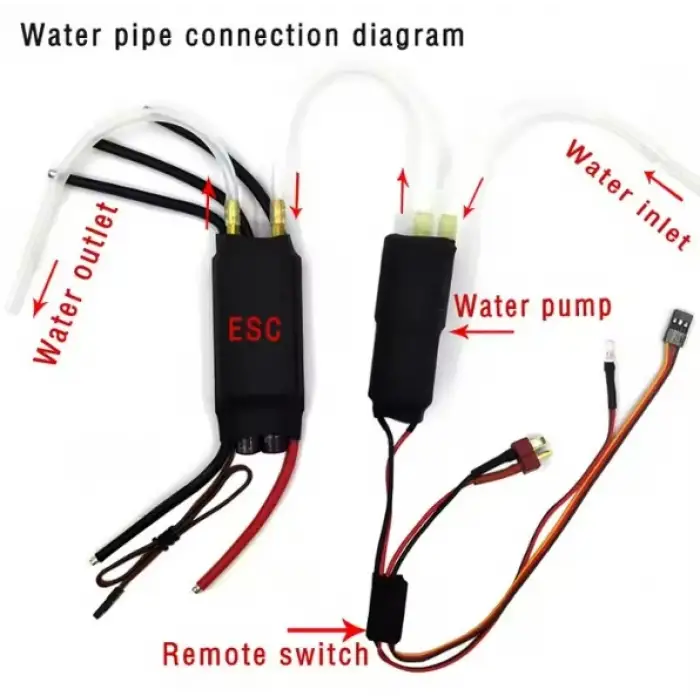Bidirectional ESC 40A - Su Altı Motoru ile Uyumlu Çift Yönlü ESC