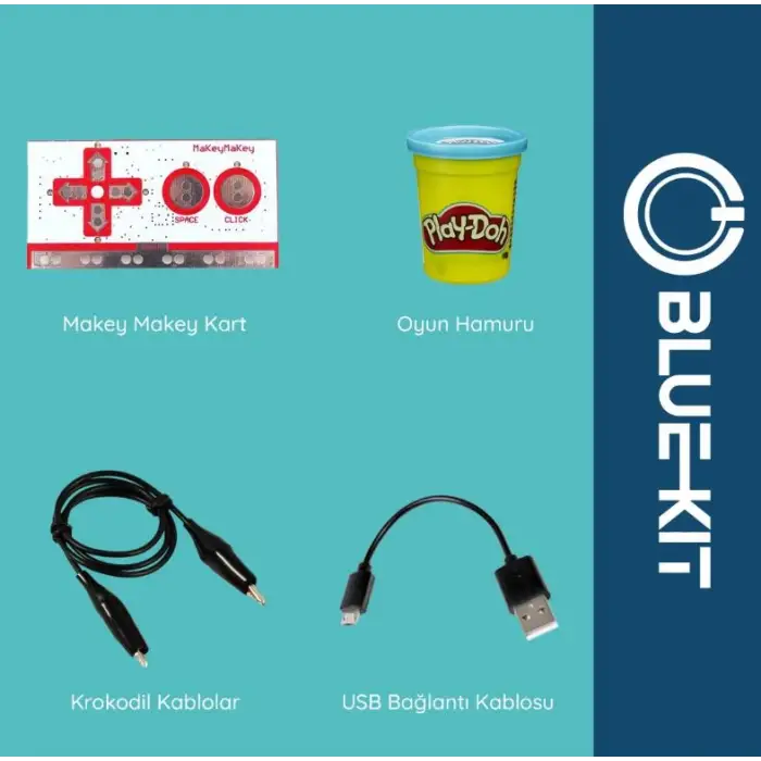 Blue-Kit Makey Makey Proje Uygulama Kiti