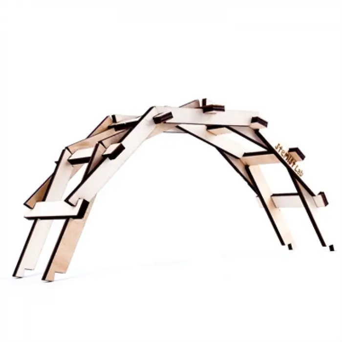 Da Vinci Köprüsü 21 Parça (Ahşap) Stem Eğitim Seti