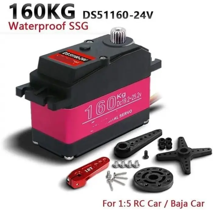 DSSERVO DS51160 24v 160kg Servo Motor - 180 Derece