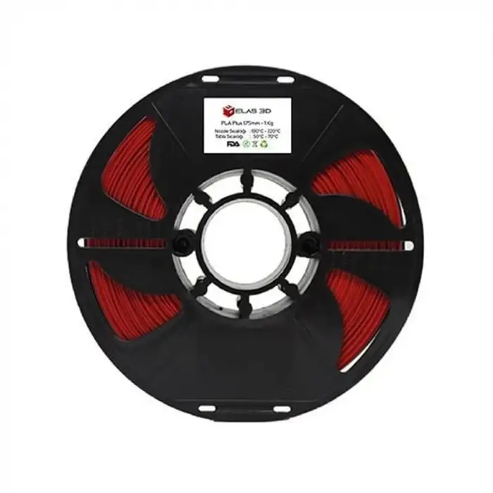 Elas 1.75mm Kırmızı Pla Plus Filament