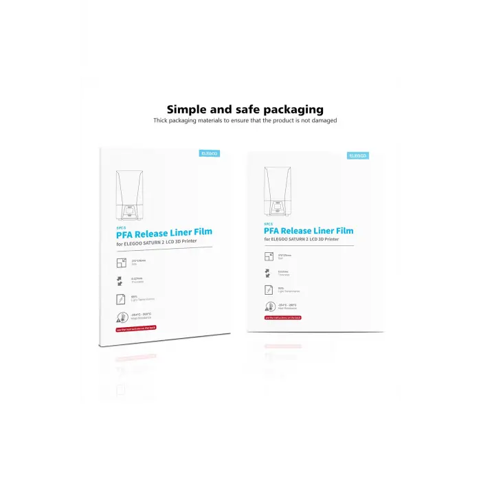 ELEGOO PFA Film 5 Adet - Saturn 2/3