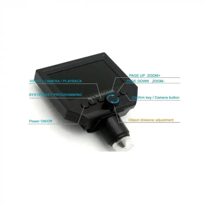 G600 4.3 OLED Ekanlı Dijital Mikroskop 1080P