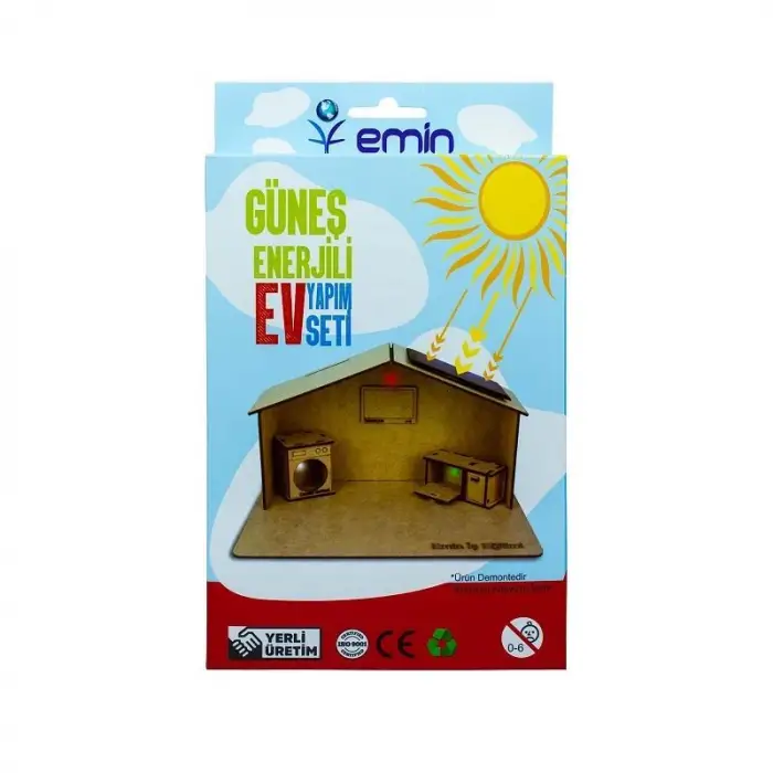Güneş Enerjili Ev Yapım Seti Eğitici Oyuncak - Stem