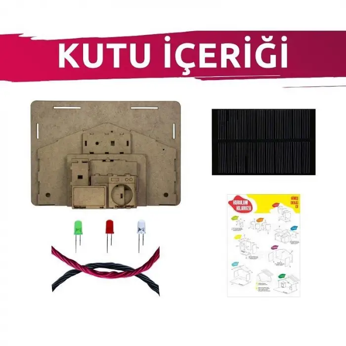 Güneş Enerjili Ev Yapım Seti Eğitici Oyuncak - Stem