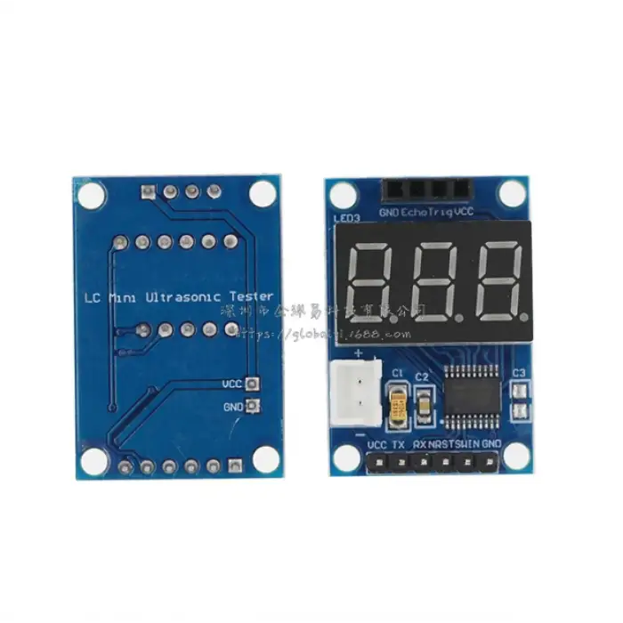 HC-SR04 Ultrasonik Modül Dijital Ekranı