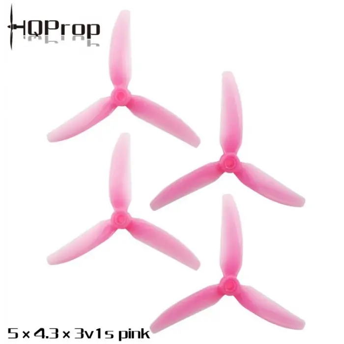 HQProp 5X4.3X3V1S 3 Bıçaklı 2CW+2CCW Drone Pervanesi
