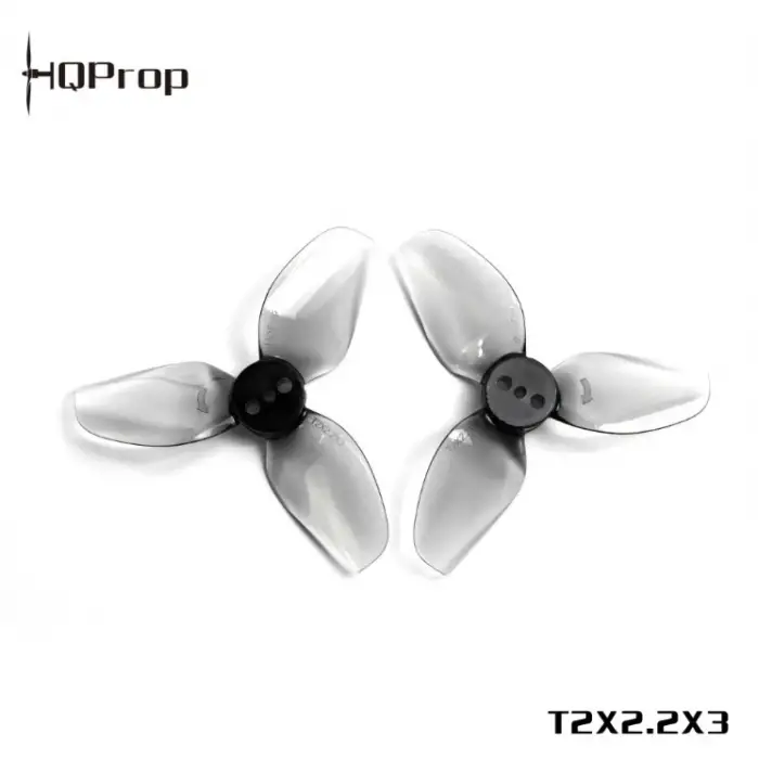 HQProp T2x2.2x3 Gri 2CW + CCW 3 Bıçaklı Drone Pervanesi