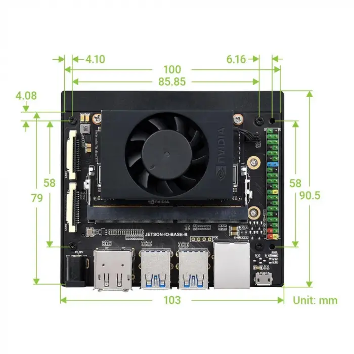 Jetson Xavier NX AI Geliştirme Kartı - 8GB