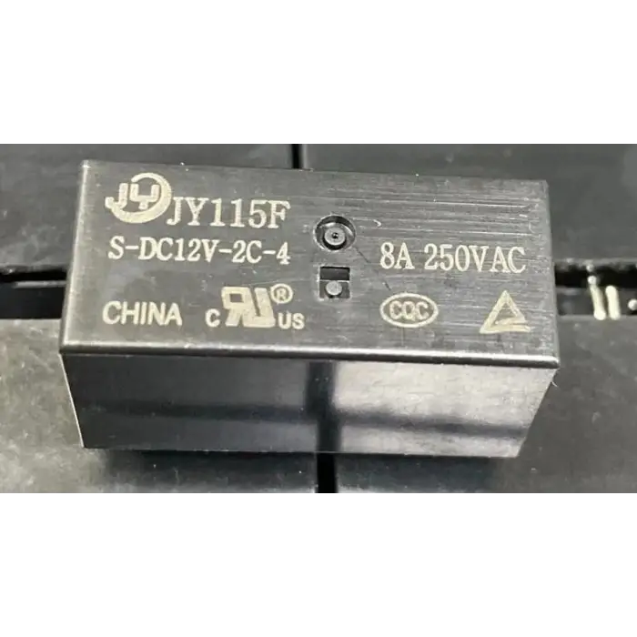 JIEYING JY115F S-DC12V-2C4 12V 8A Çift Kontak Röle