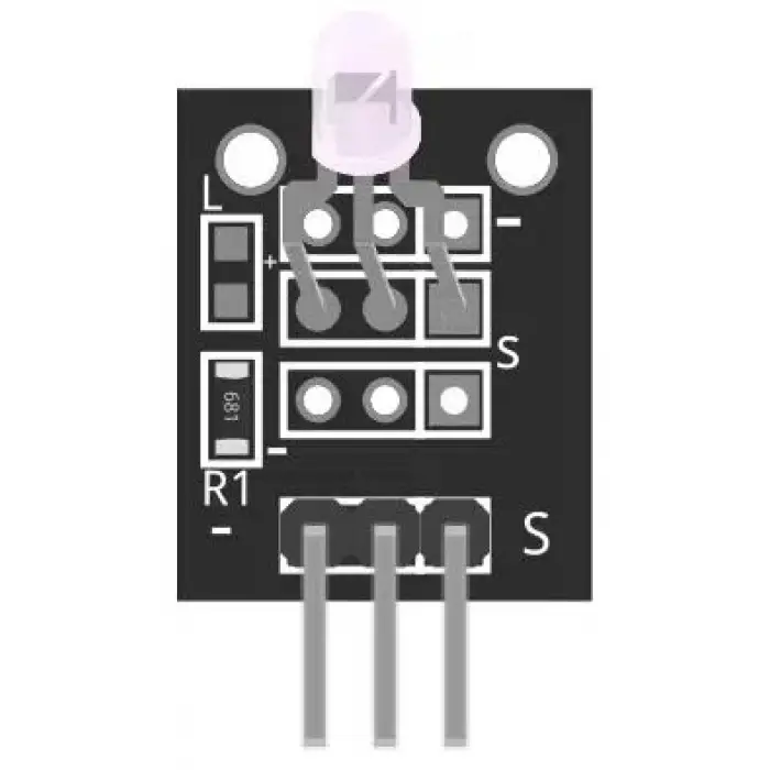 Kırmızı Yeşil Çift Renkli Led Modülü 5mm KY-011