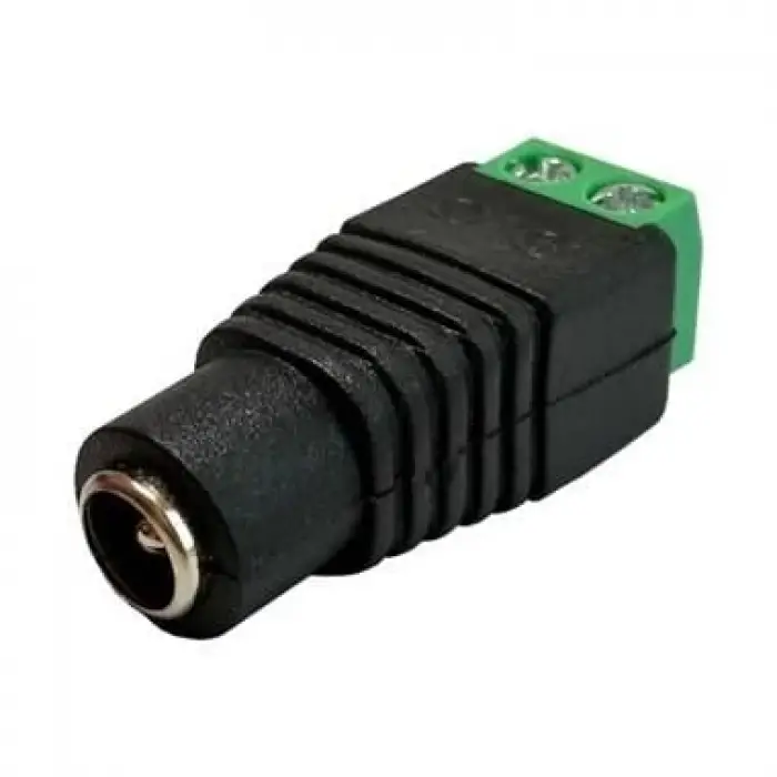 Klemens Çıkışlı DC Female Barrel Soket Dişi