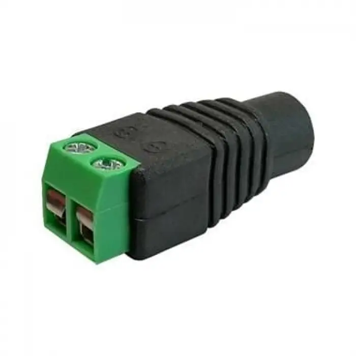 Klemens Çıkışlı DC Female Barrel Soket Dişi