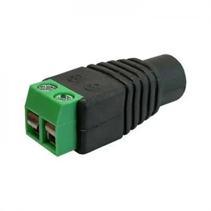 Klemens Çıkışlı DC Female Barrel Soket Dişi