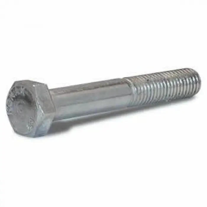 M6x45mm Civata Beyaz Altıköşe Yarım Diş