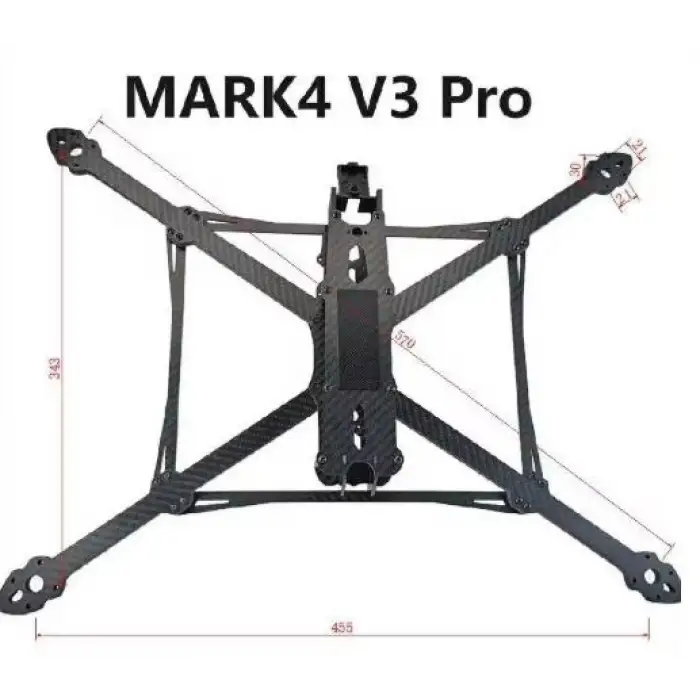 Mark4 v3 Pro 13 Karbon Fiber Drone Gövdesi