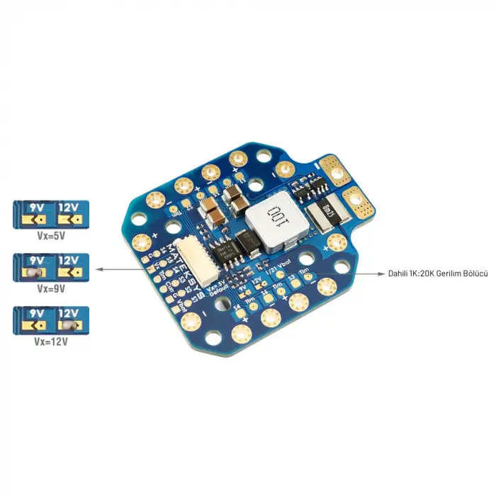 Matek PDB-HEX 2-12s 5A 5-12V W/ 264a Bec Drone Güç Dağıtım Kartı