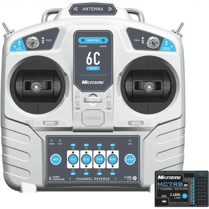 Microzone MC6C 2.4GHZ 6 Kanal Alıcı-Verici Drone Kumandası