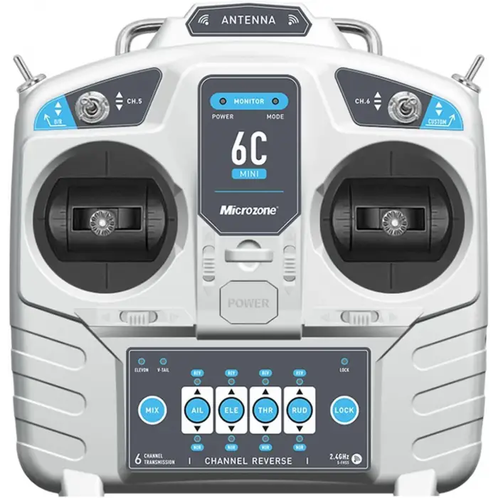 Microzone MC6C 2.4GHZ 6 Kanal Alıcı-Verici Drone Kumandası