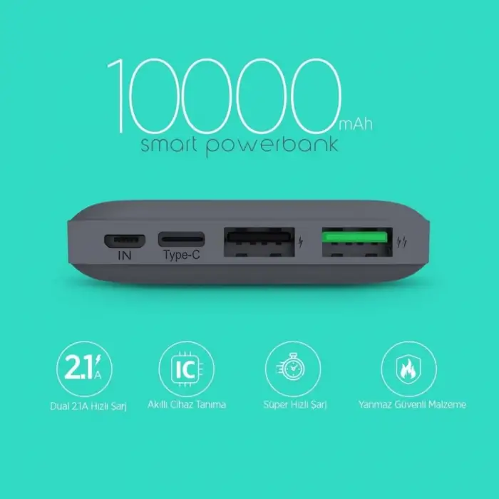 Polosmart PSM71 10000mAh Powerbank
