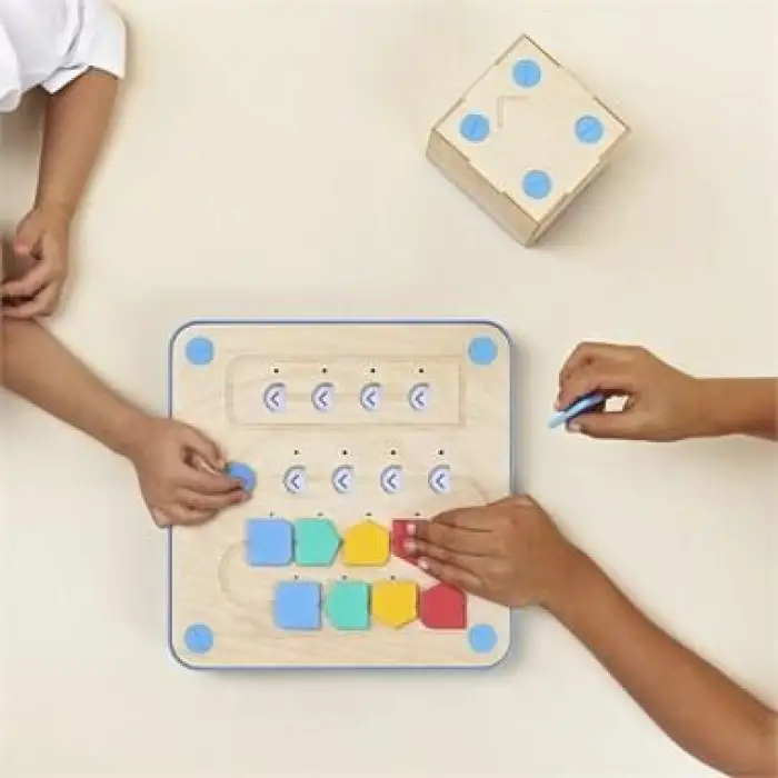 Primo Cubetto Çocuklar İçin Okul Öncesi Ahşap Robotik Kodlama Seti