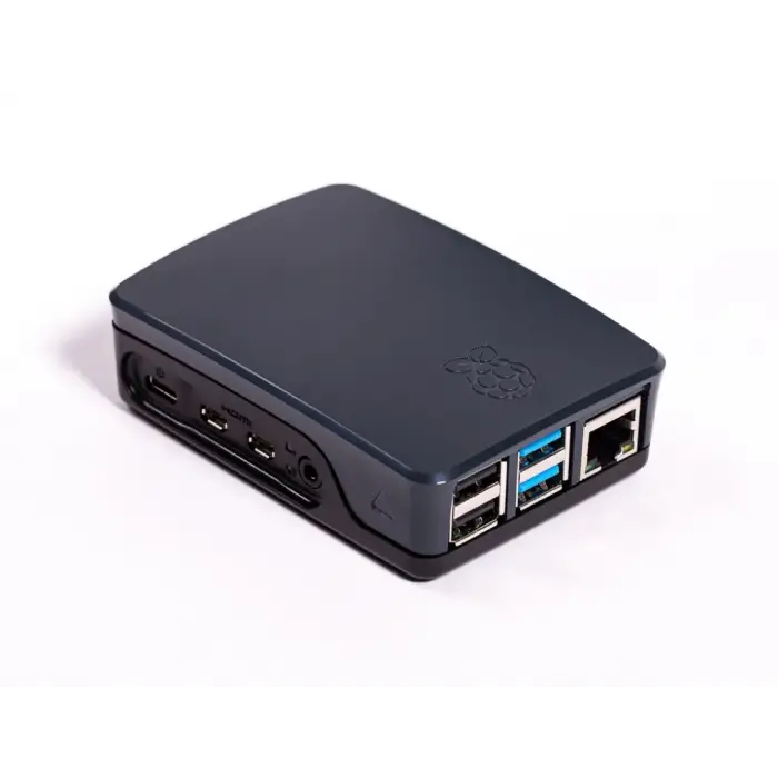 Raspberry Pi 4 Lisanslı Muhafaza Kutusu - Siyah