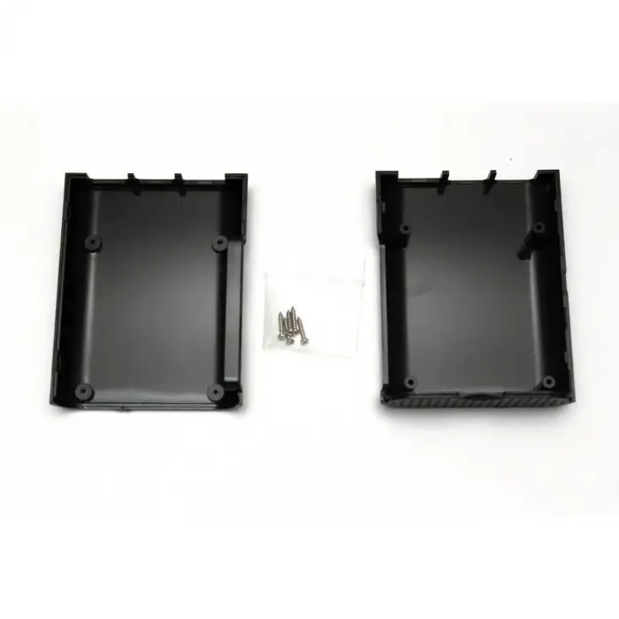 Raspberry Pi 4 Oval Siyah Muhafaza Kutusu