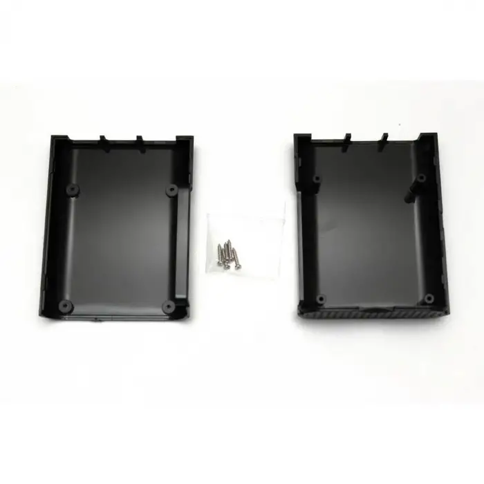 Raspberry Pi 4 Oval Siyah Muhafaza Kutusu