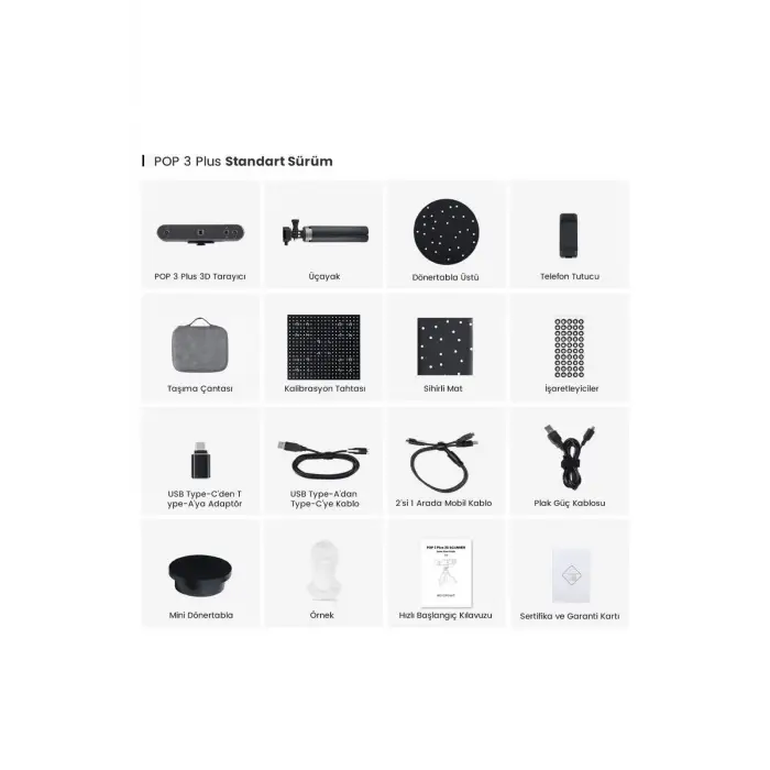 Revopoint Pop 3 Plus Standart Edition 3d Scanner