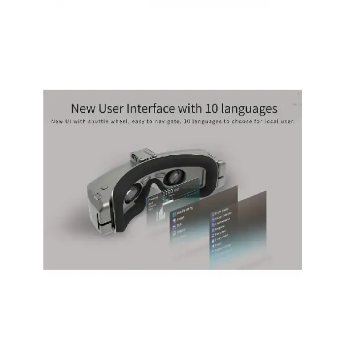 Skyzone 04X  Pro  - FPV Drone Gözlüğü Siyah