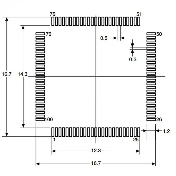 STM32F103VET6 Smd 32-Bit 72MHz LQFP-100 Mikrodenetleyici