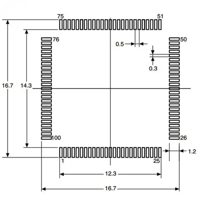 STM32F103VET6 Smd 32-Bit 72MHz LQFP-100 Mikrodenetleyici