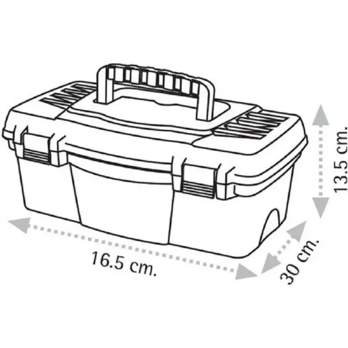 Süper Bag ASR-2069 13 Power Plastik Kilitli Takım Çantası