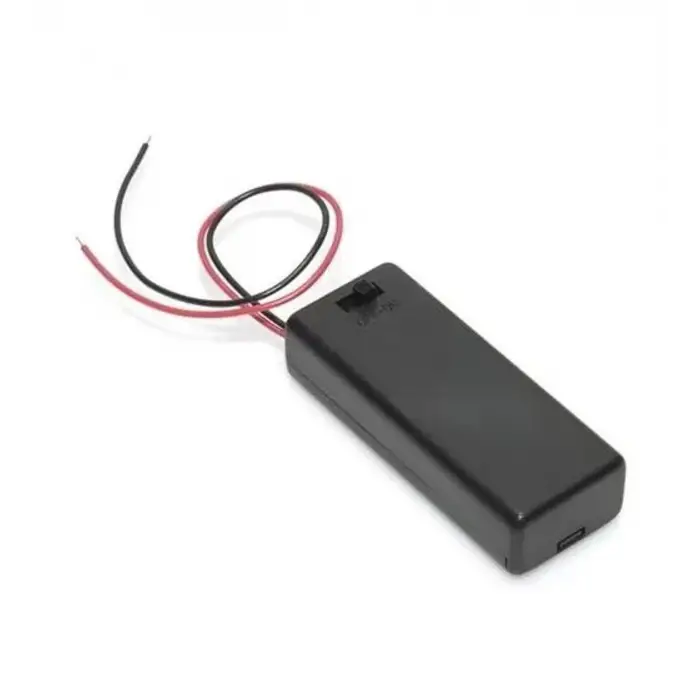 Tekli AA Kutulu Switchli Kalem Pil Yuvası 1XAA