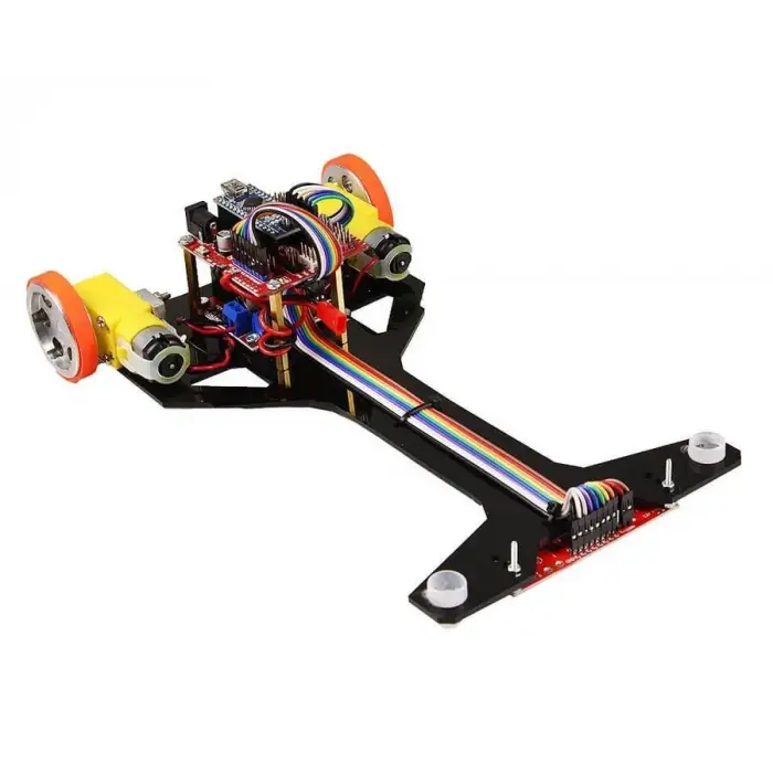 Temel Seviye Çizgi İzleyen Robot-8 Sensörlü Demonte