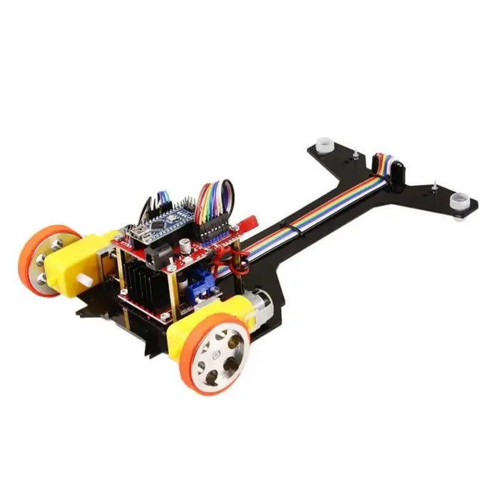 Temel Seviye Çizgi İzleyen Robot-8 Sensörlü Demonte